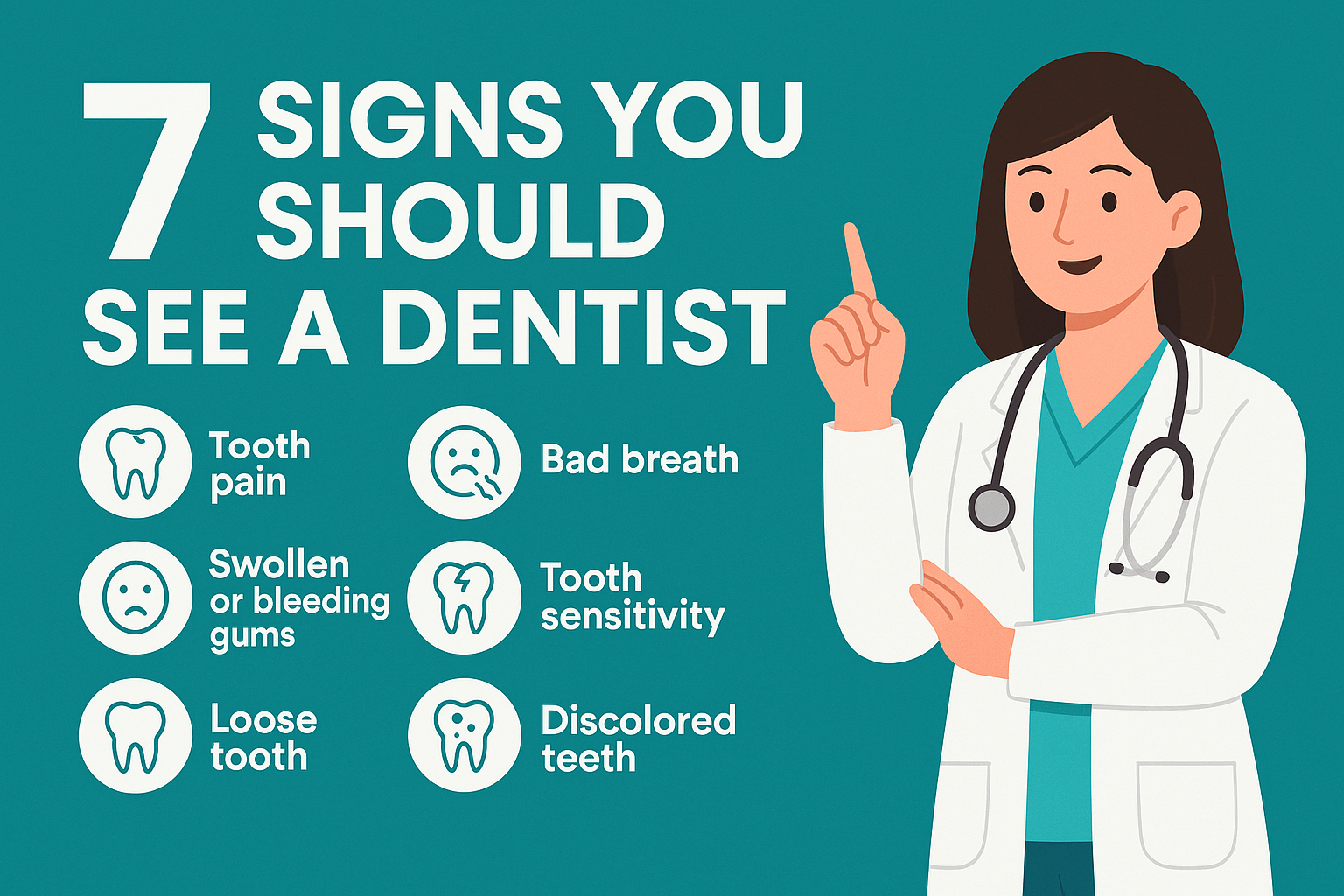 7 signs you should see a dentist