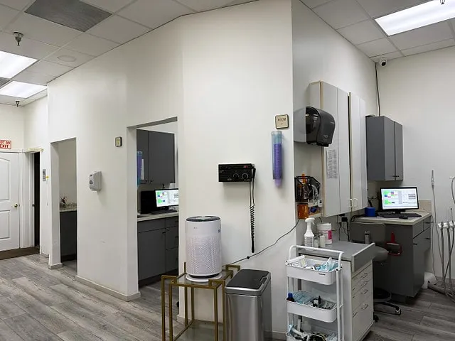 Hallway to the treatment rooms