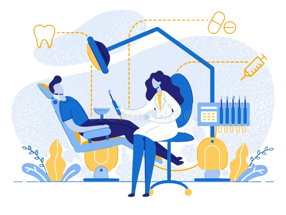 Professional dental cleaning and prophylaxis at Happy Light Dental