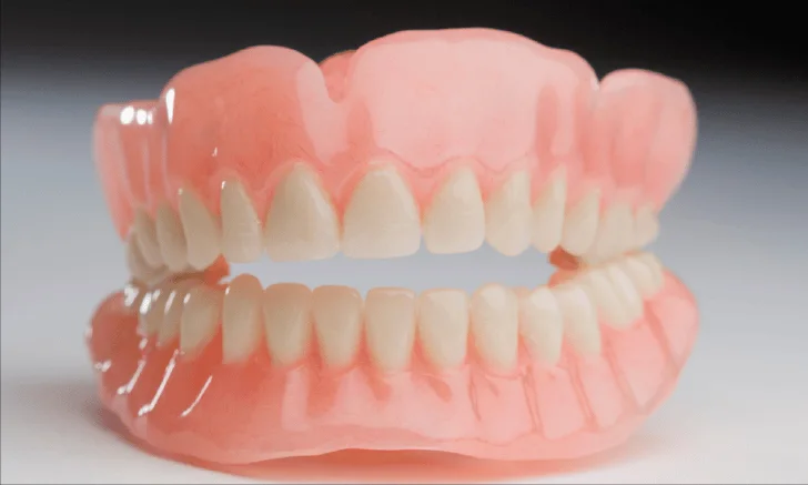 Full upper and lower dentures