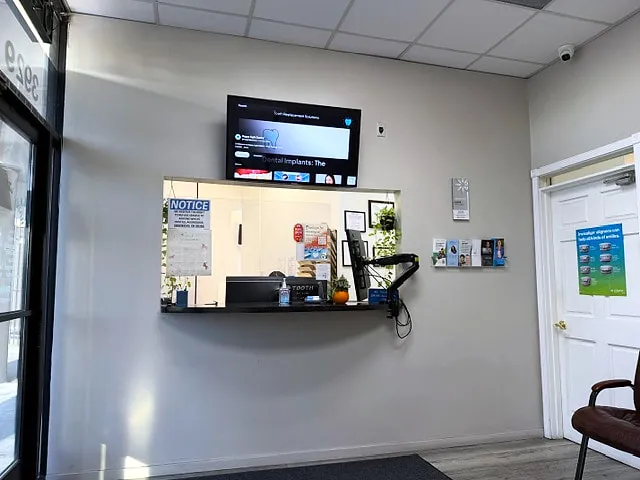 Happy Light Dental reception window